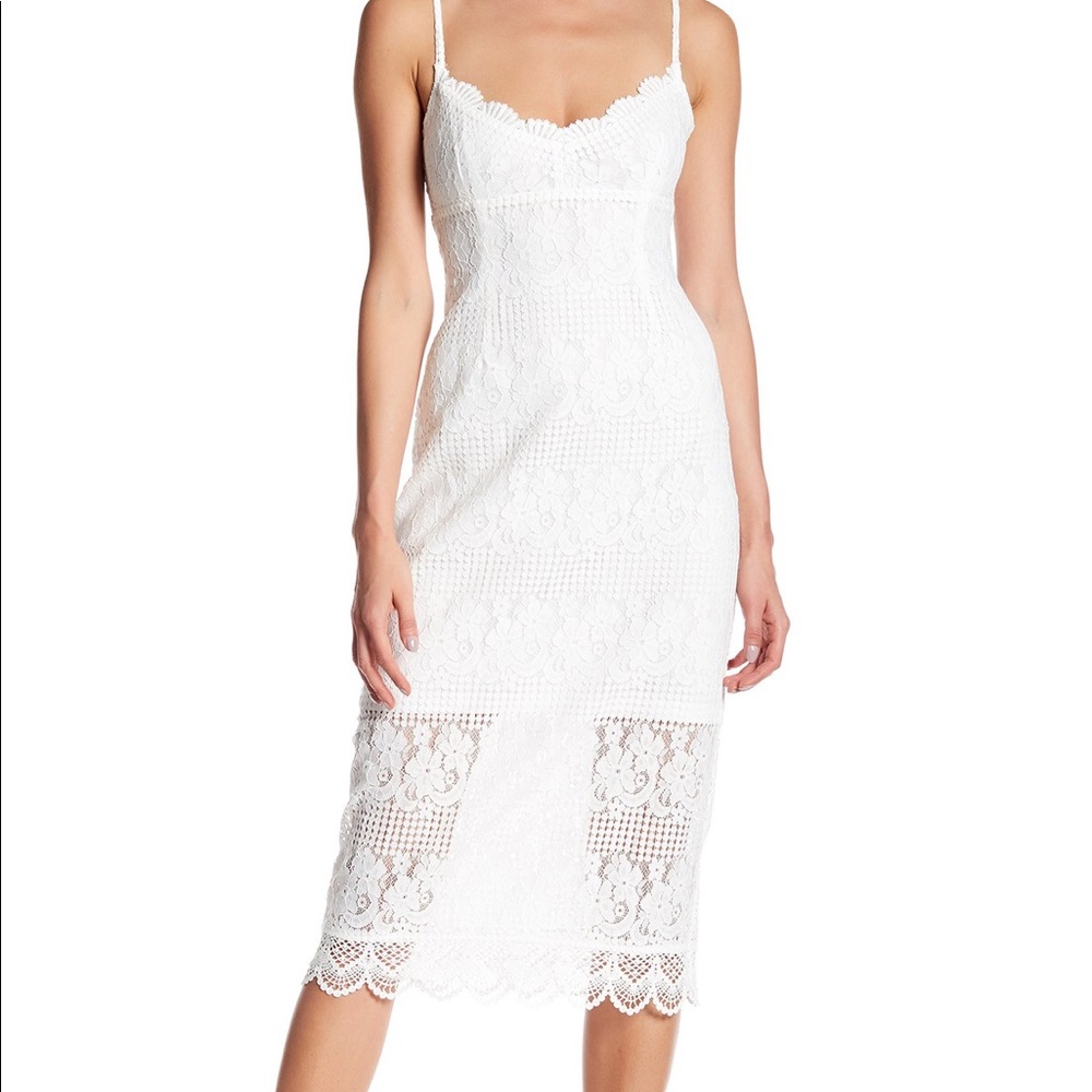 NSR White Lace Dress, Med, NWT (Nordstrom)